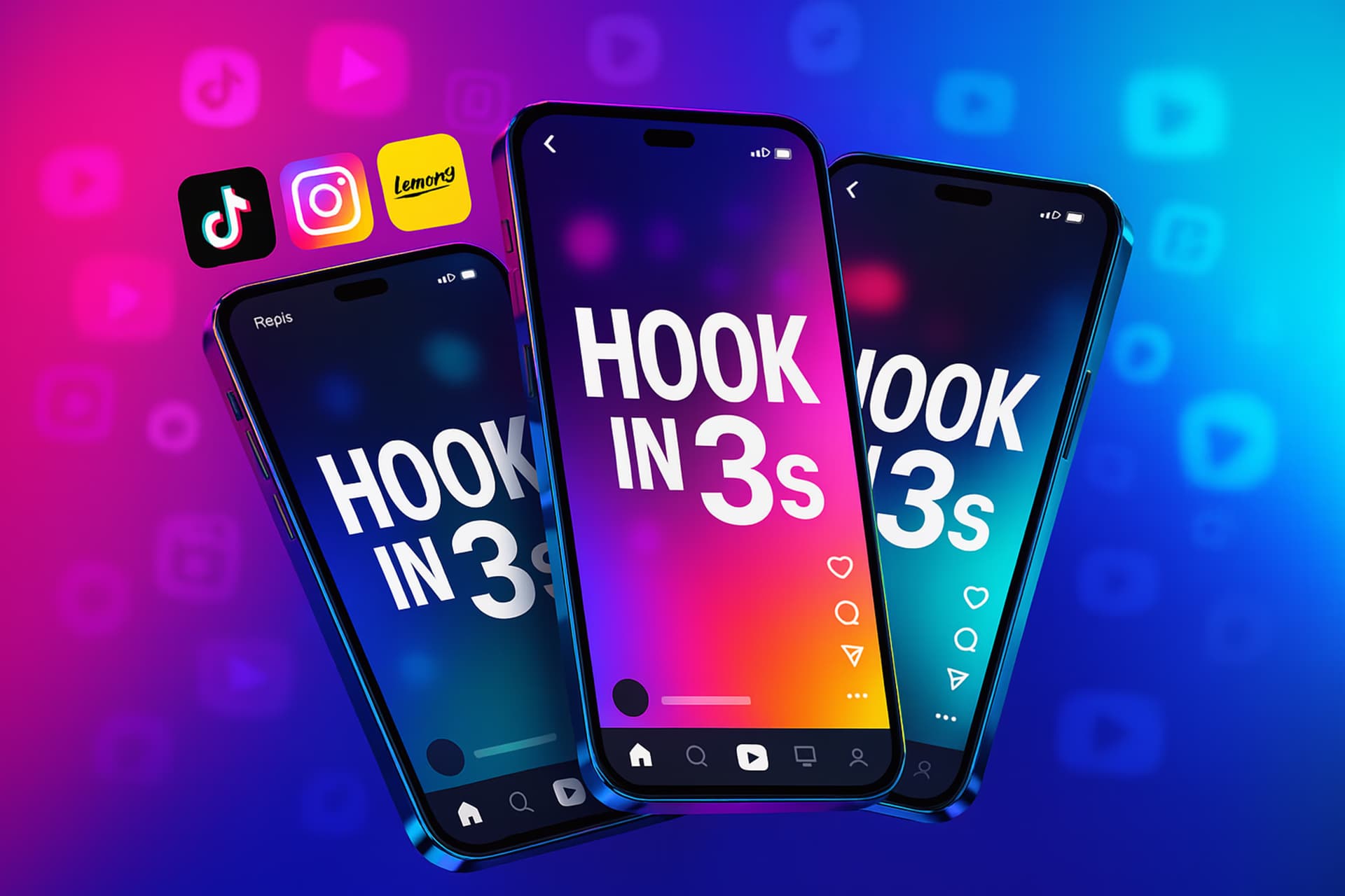 Creative Hooks That Stop the Scroll — TikTok, Instagram, Lemon8, YouTube Shorts & More